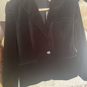 Ralph Lauren Black Velvet Women's Blazer